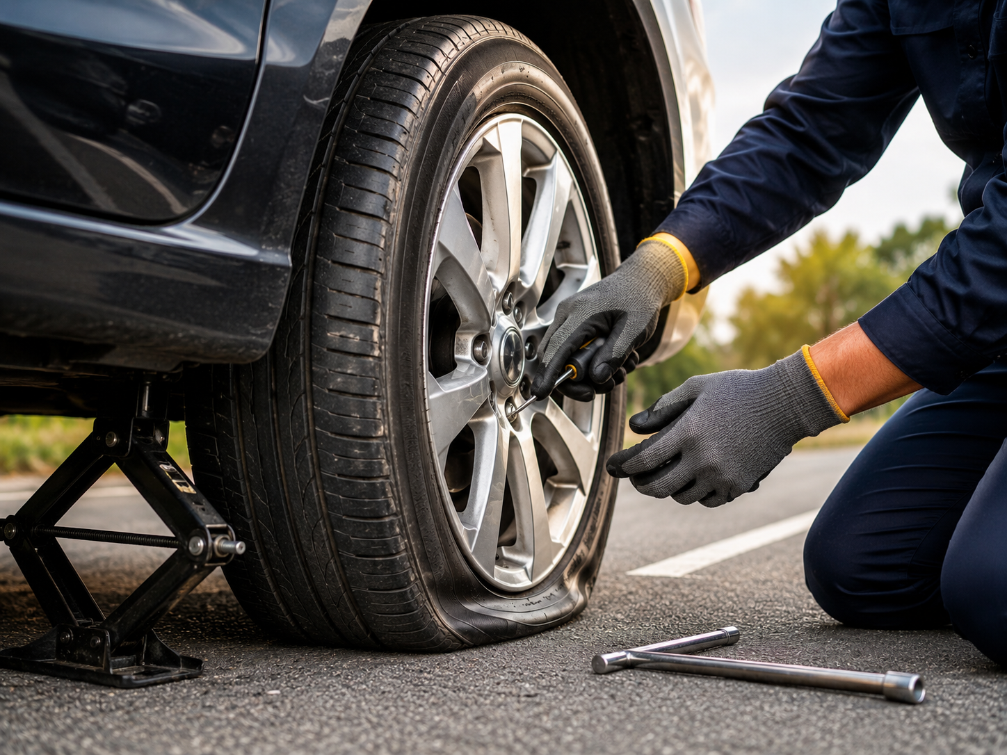 Flat Tire Fix Service